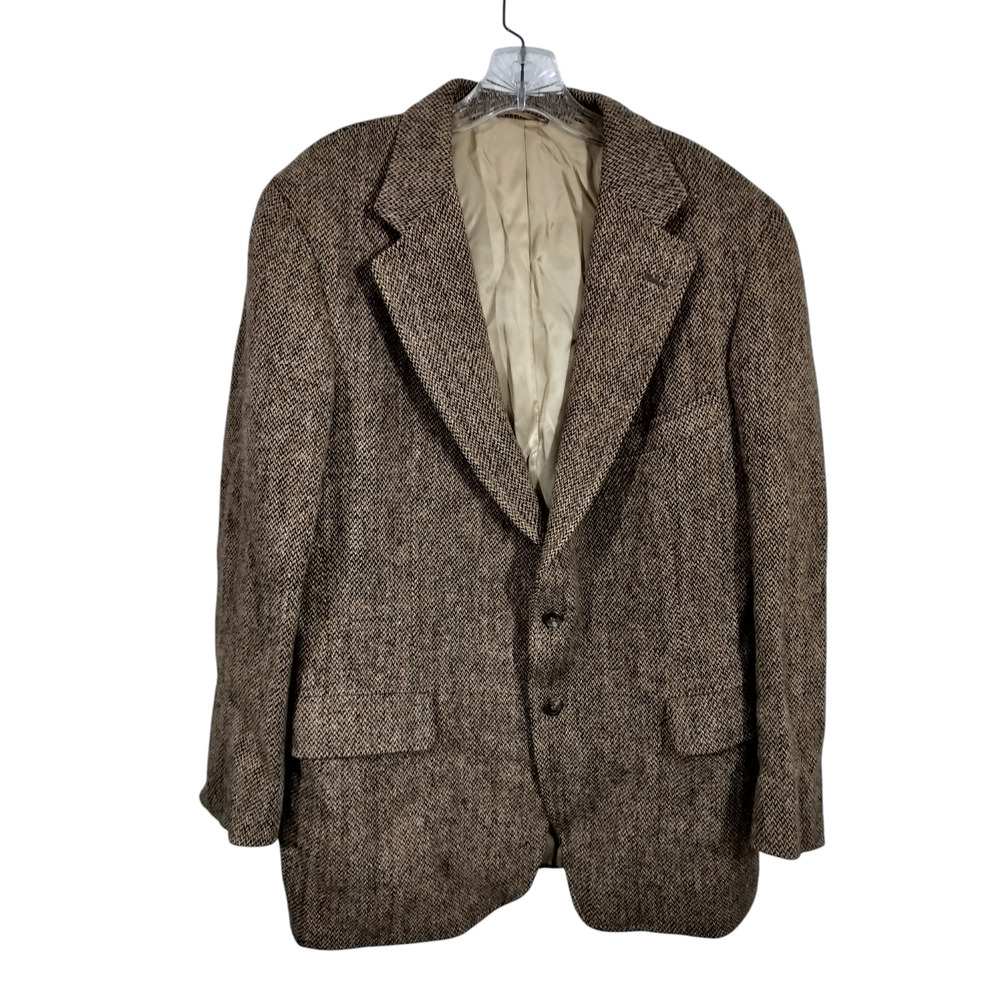 M525) Polo University by Ralph Lauren Men's Sportcoat Wool Tweed Jacket Size 41?